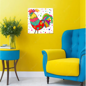 Original Painting - Rock and Roll Rooster