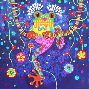 Original Painting - Banjo - Green Tree Frog