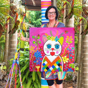 Original Painting - Glamour Puss - Cat