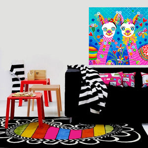 Original Painting - LLively and LLovely LLama