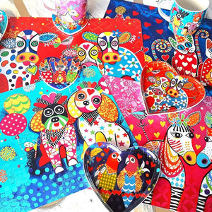 Love Heart Coasters (set of 4)