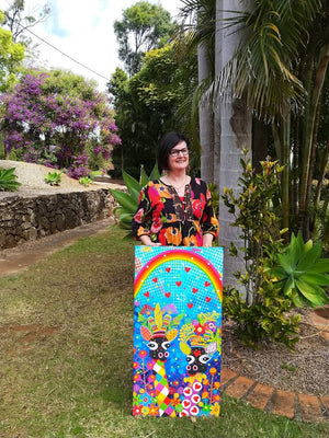 Original Painting - Rainbow Connection