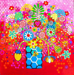 Canvas Wall Art - Still Life with Bees