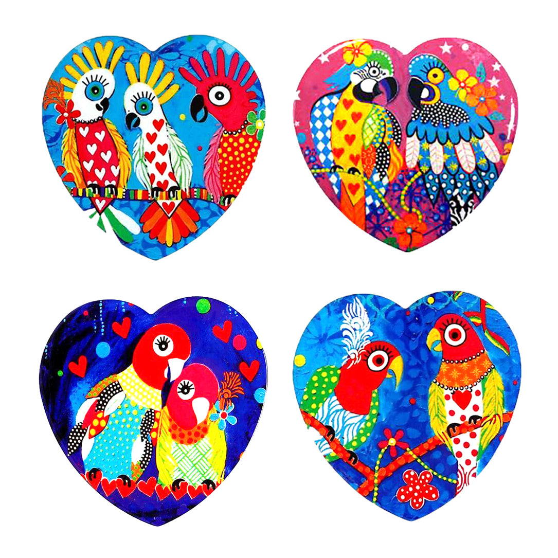 Love Heart Coasters (set of 4)