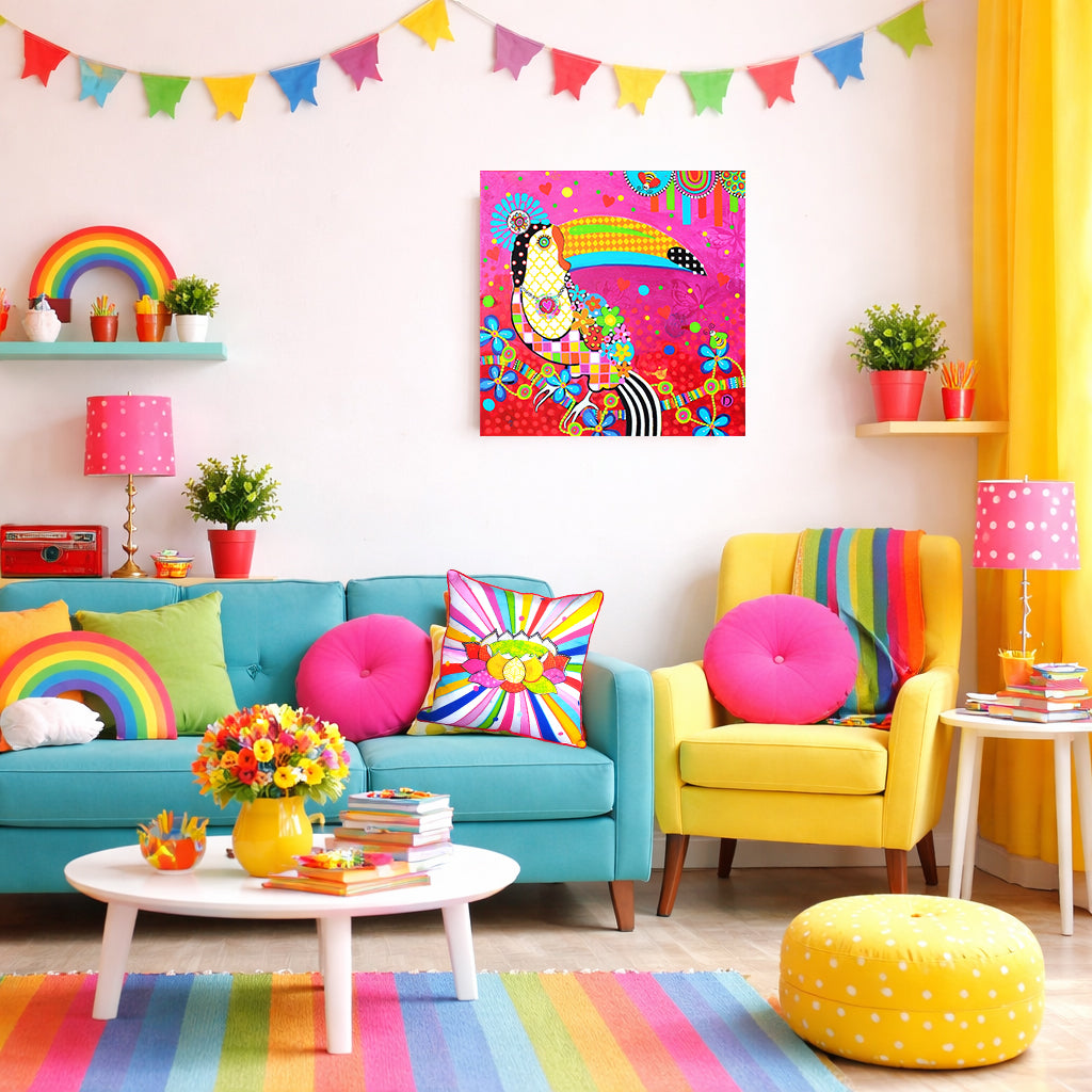 Original Painting -Cha Cha Cha - Toucan