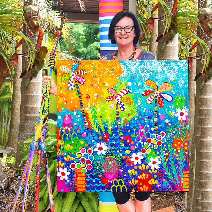 Original Painting - Bangalow Palms