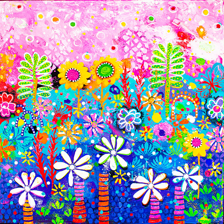 Original Painting - Garden of Colourful Delights