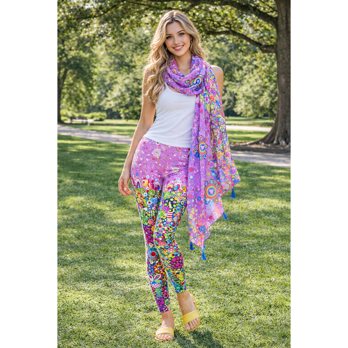 Liquid Sunset Scarf/Sarong