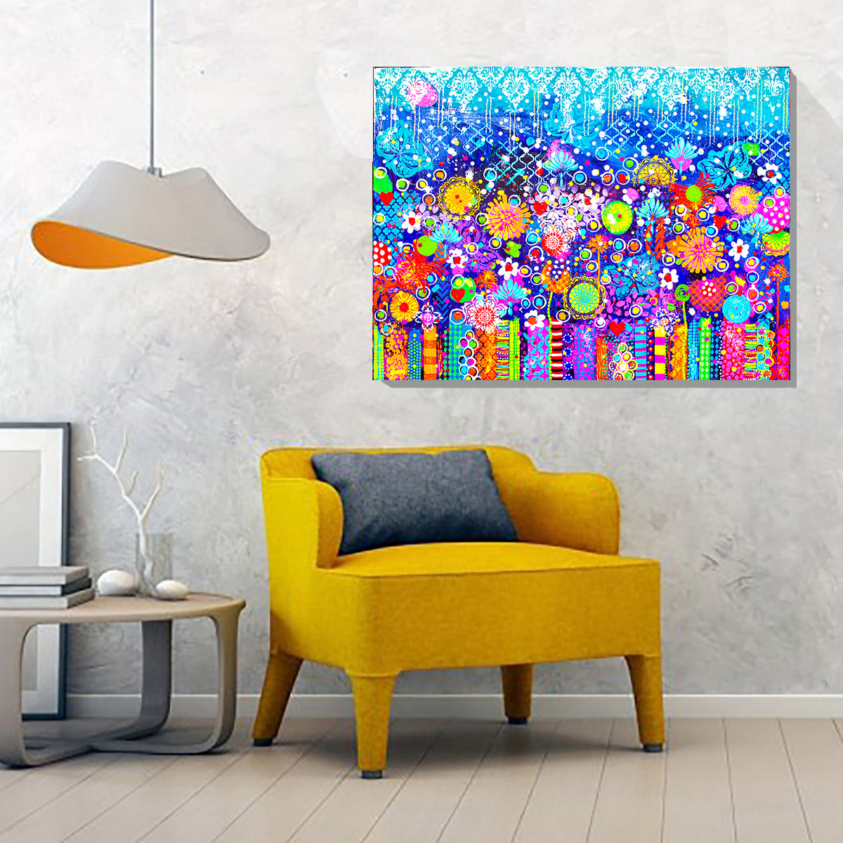 Original Painting - Raining Colour