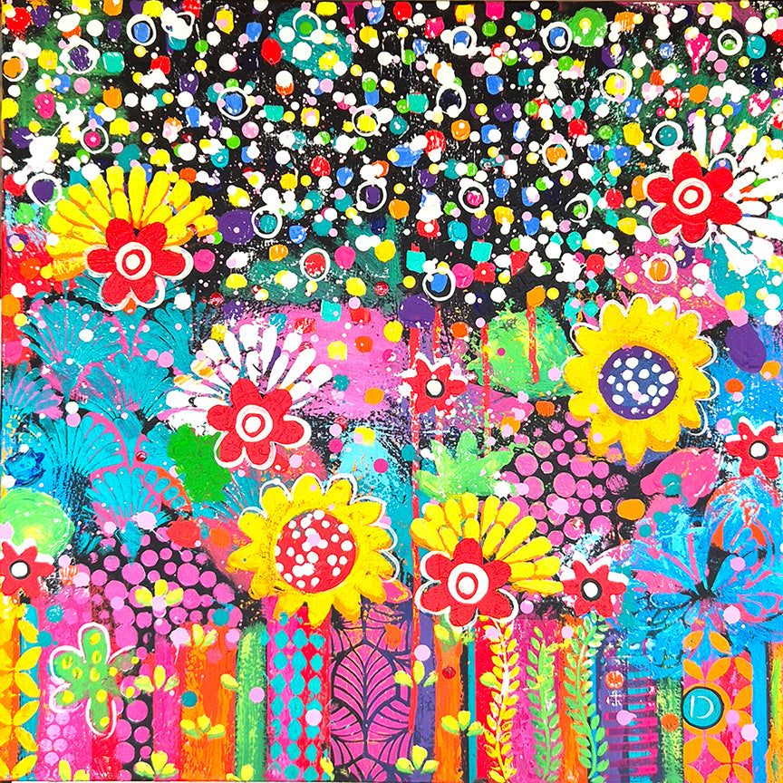 Original Painting - Garden of Dots