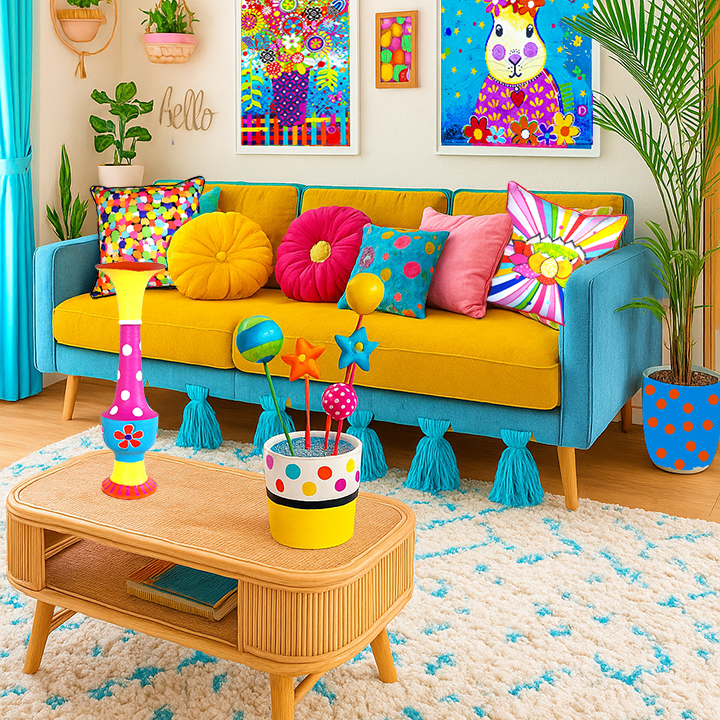 'Starry Pops 1' Vase