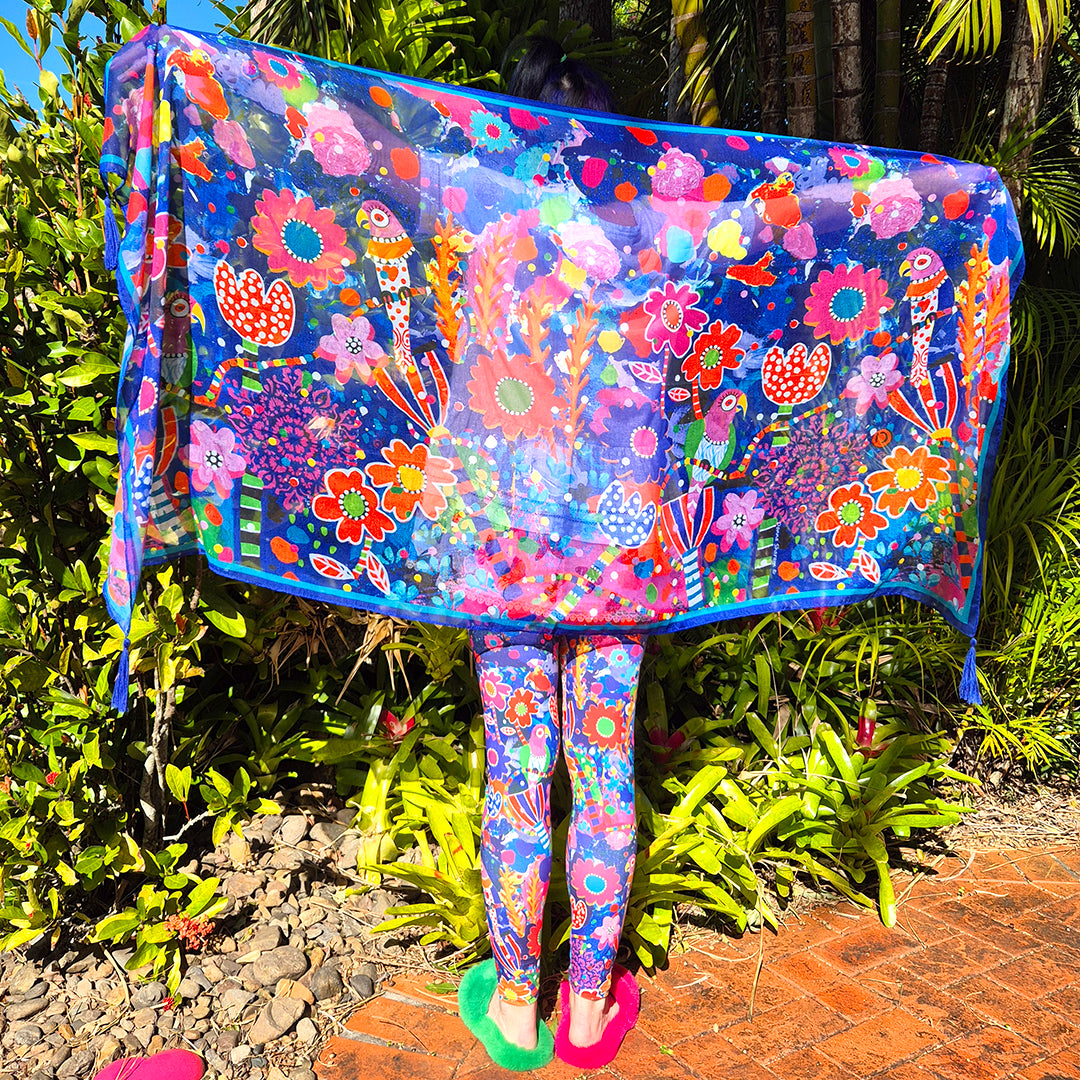 Twilight Tapestry Leggings + Scarf Bundle