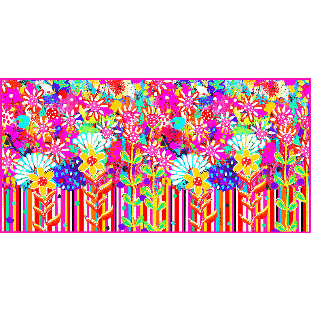 Wildflower Whirl Scarf/Sarong