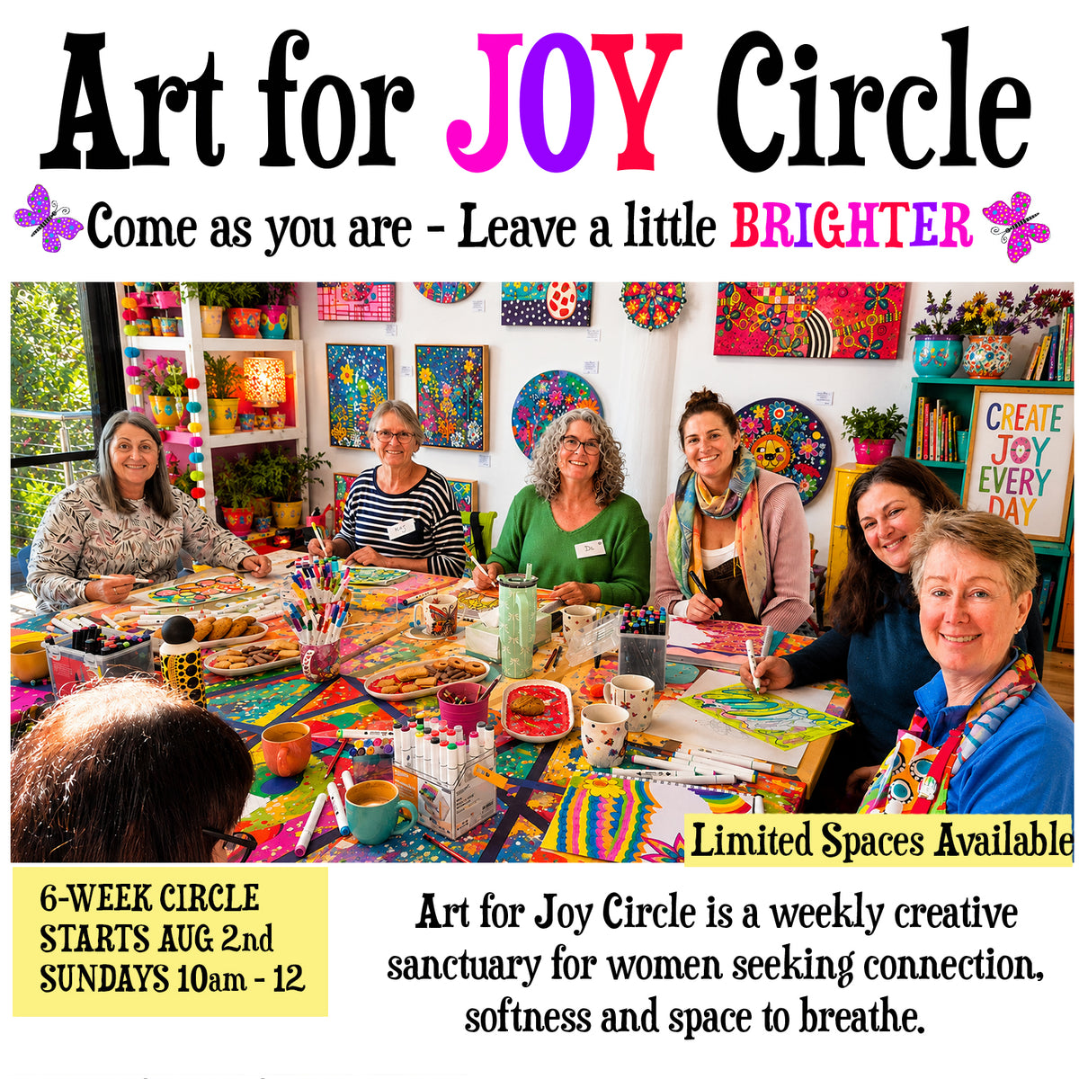 Art for JOY Circle - Starts August 2nd 2026
