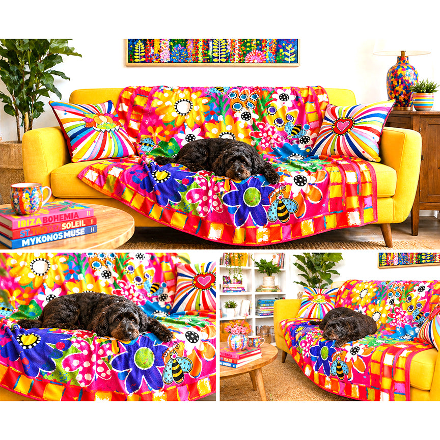Throw Blanket - Busy Bee