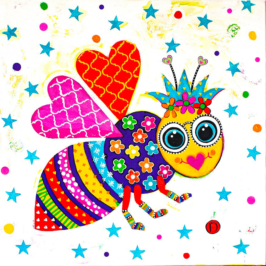 Canvas Wall Art - Buzzy Bee