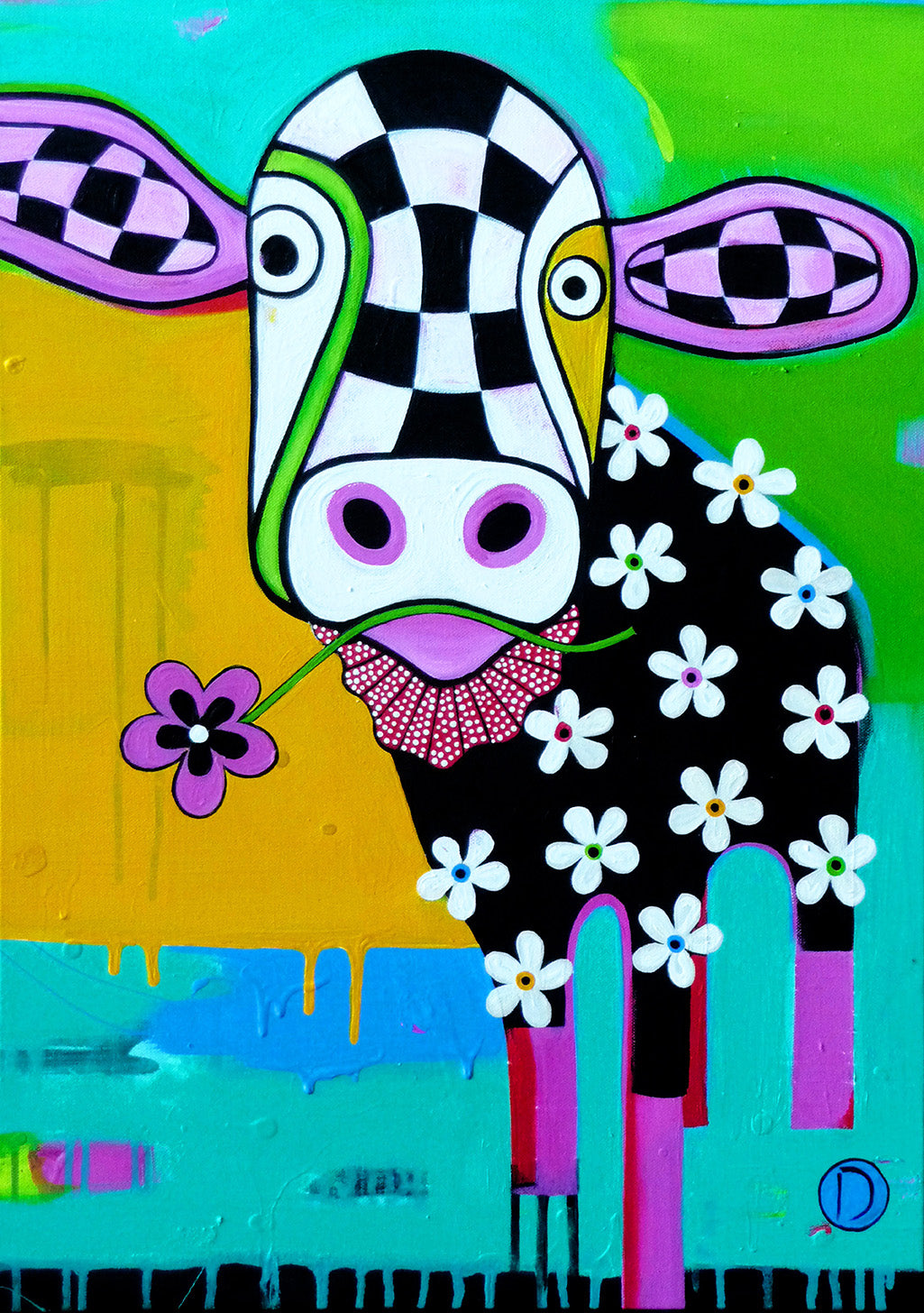 Printers Proof -'Betsy at the Garden Party'