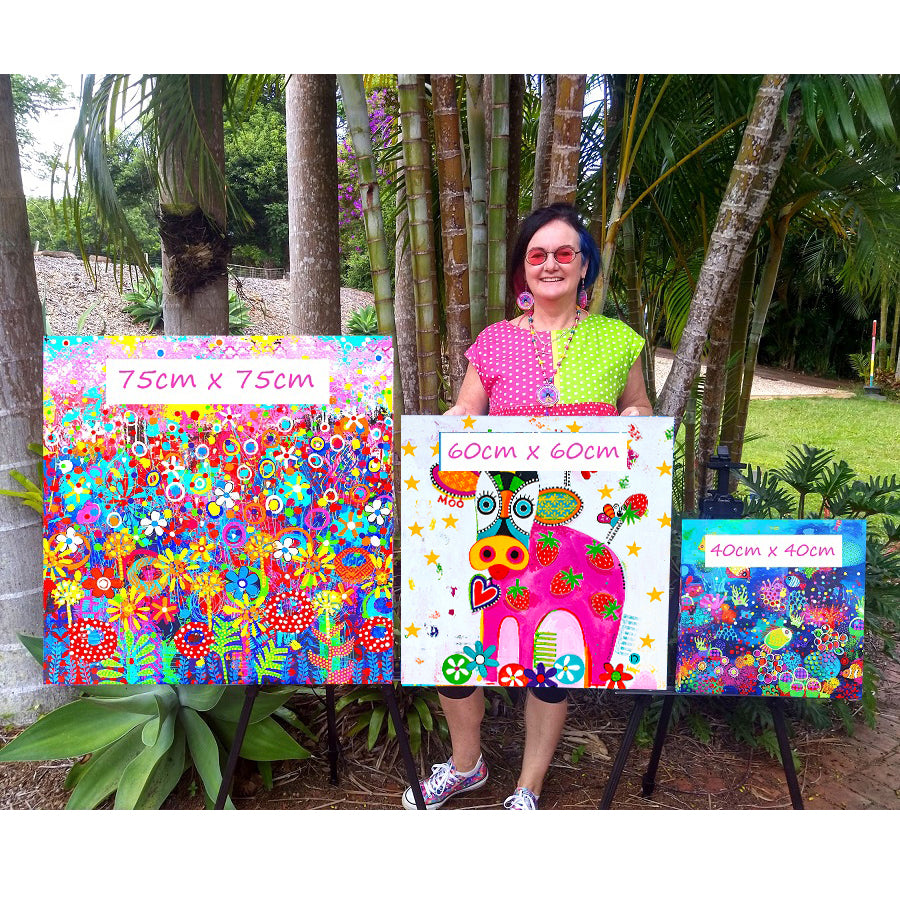 Canvas Wall Art  - Strawberry Milk