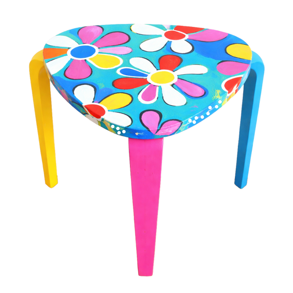 アート・デザイン・音楽 The Table of Power - First Edition Flower Power Art Table - Hand Painted - Donna Sharam Art Gallery