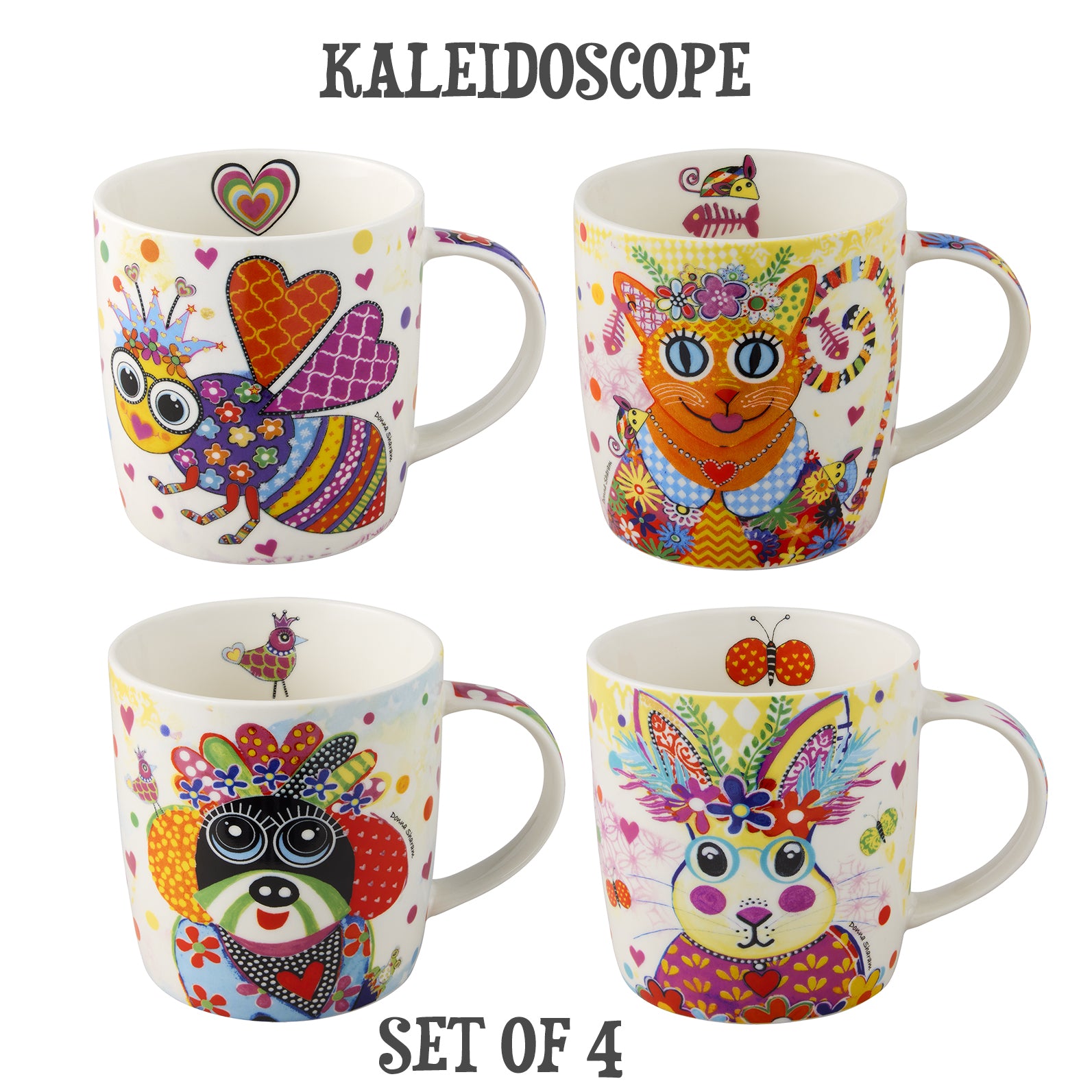 Kaleidoscope Mugs (set of 4)