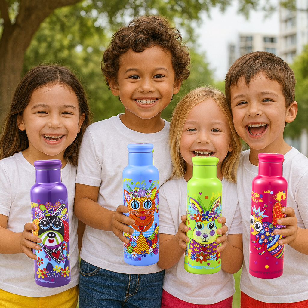 Kaleidoscope Dog Drink Bottle