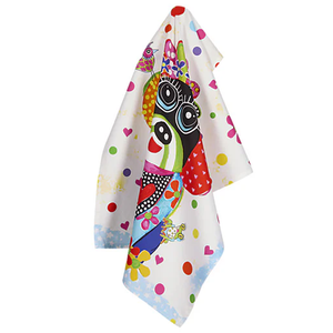 Kaleidoscope Dog Tea Towel