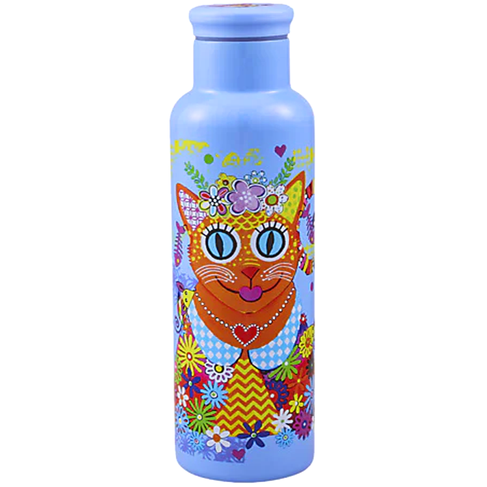 Kaleidoscope Cat Drink Bottle