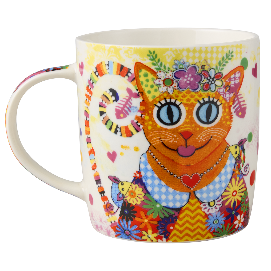 Kaleidoscope Cat Mug