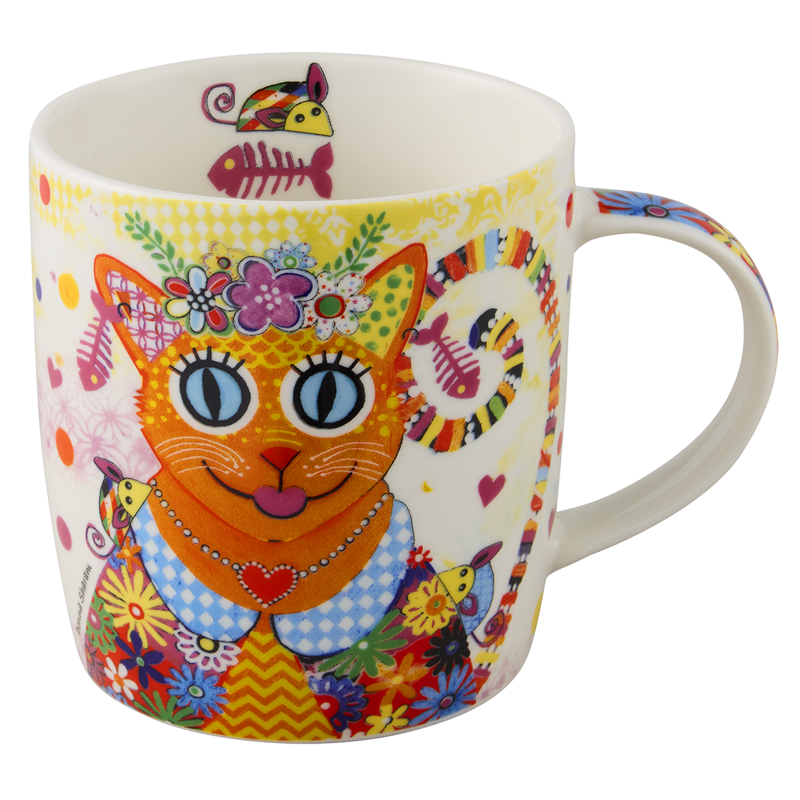 Kaleidoscope Cat Mug