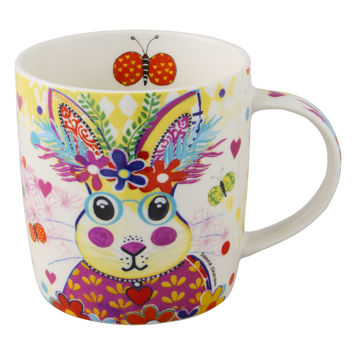 Kaleidoscope Rabbit Mug