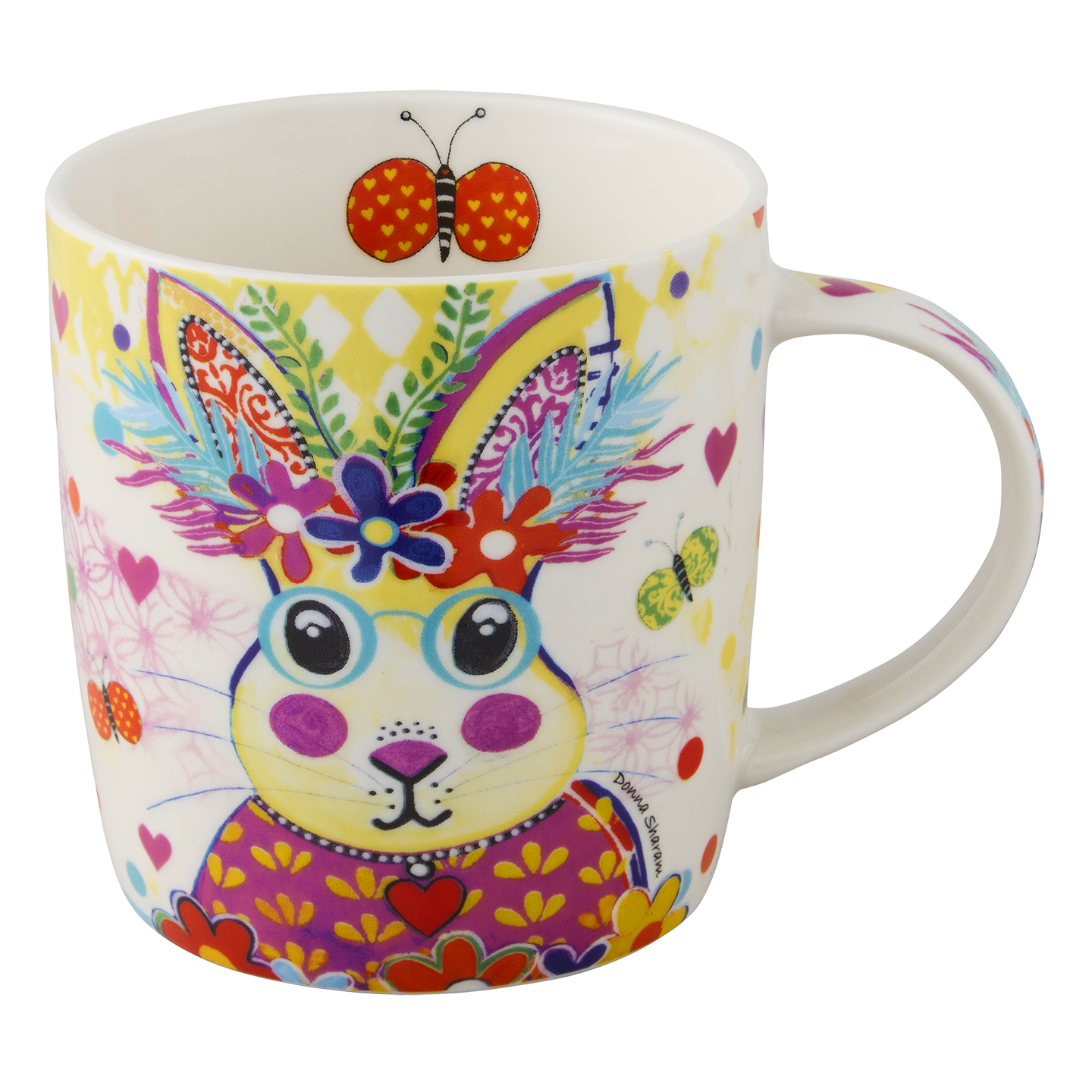 Kaleidoscope Rabbit Mug