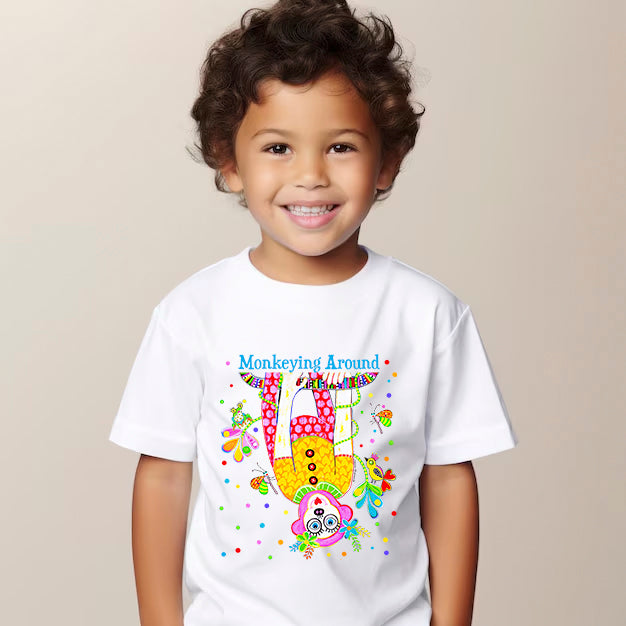 Kids T-shirt Monkeying Around