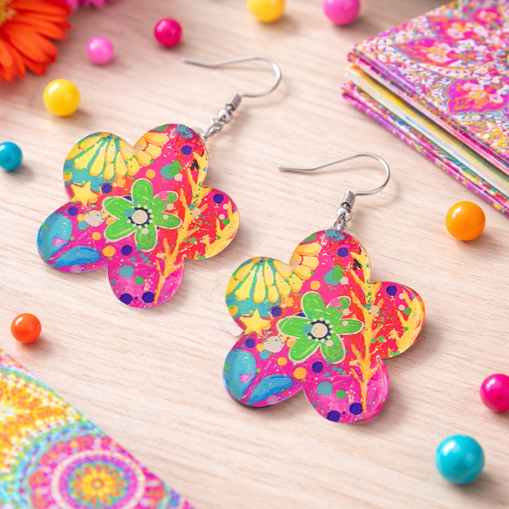 Buttercup Flower Earrings