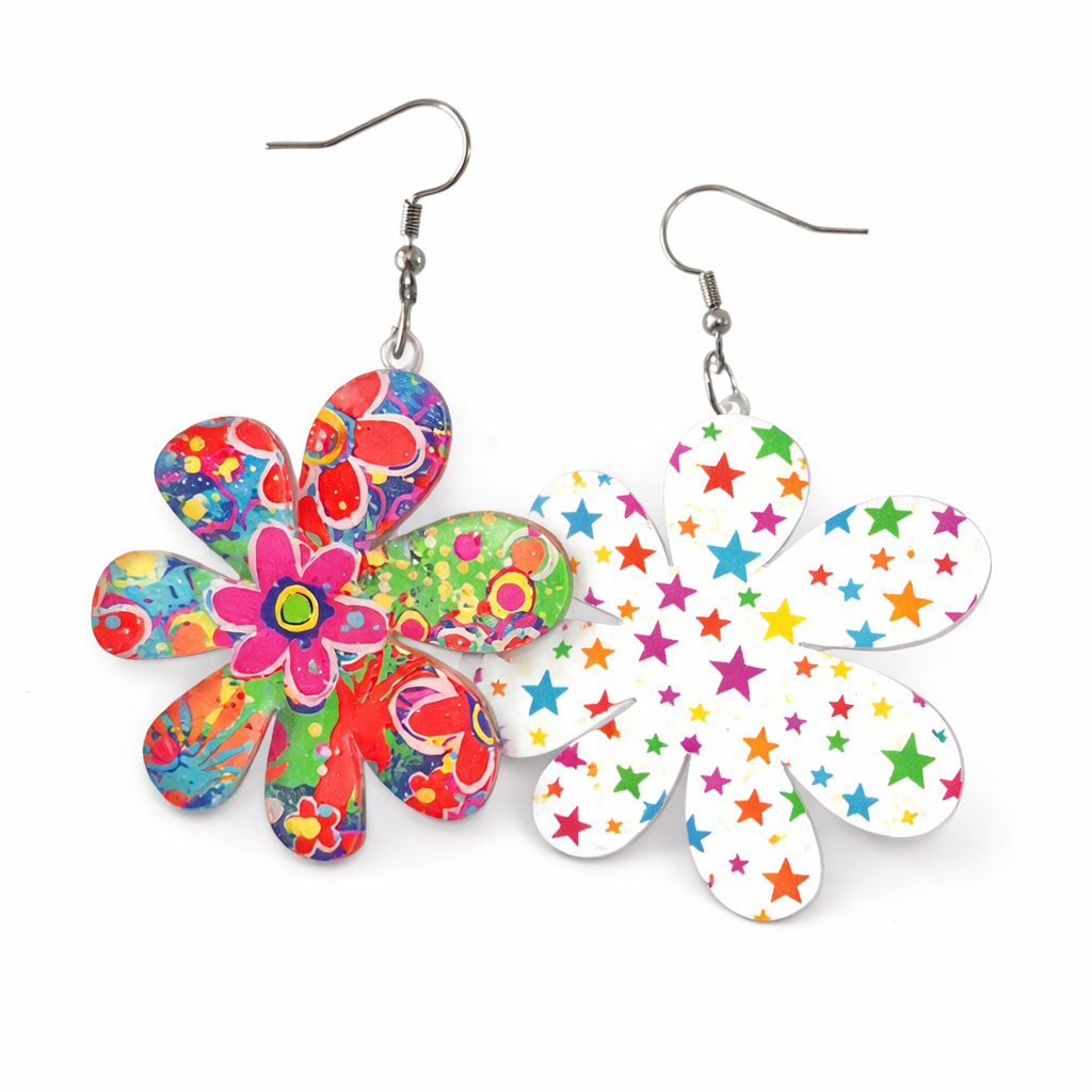 Periwinkle Flower Earrings