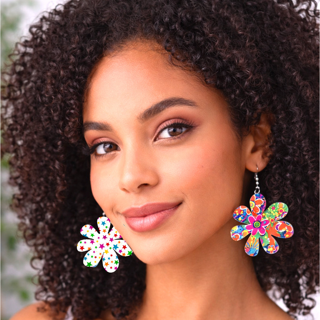 Periwinkle Flower Earrings
