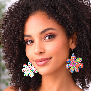 Periwinkle Flower Earrings
