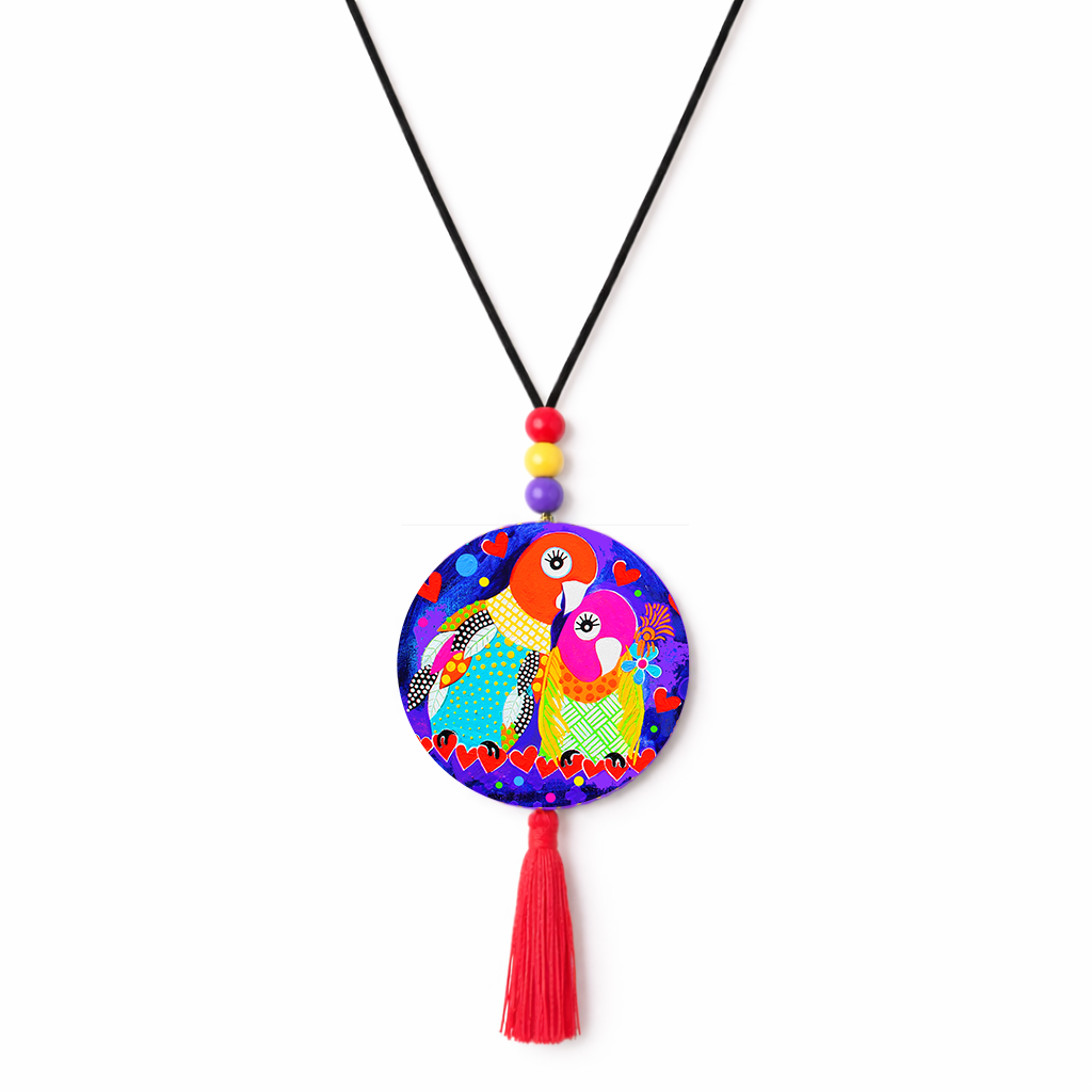 Periwinkle Flower Necklace