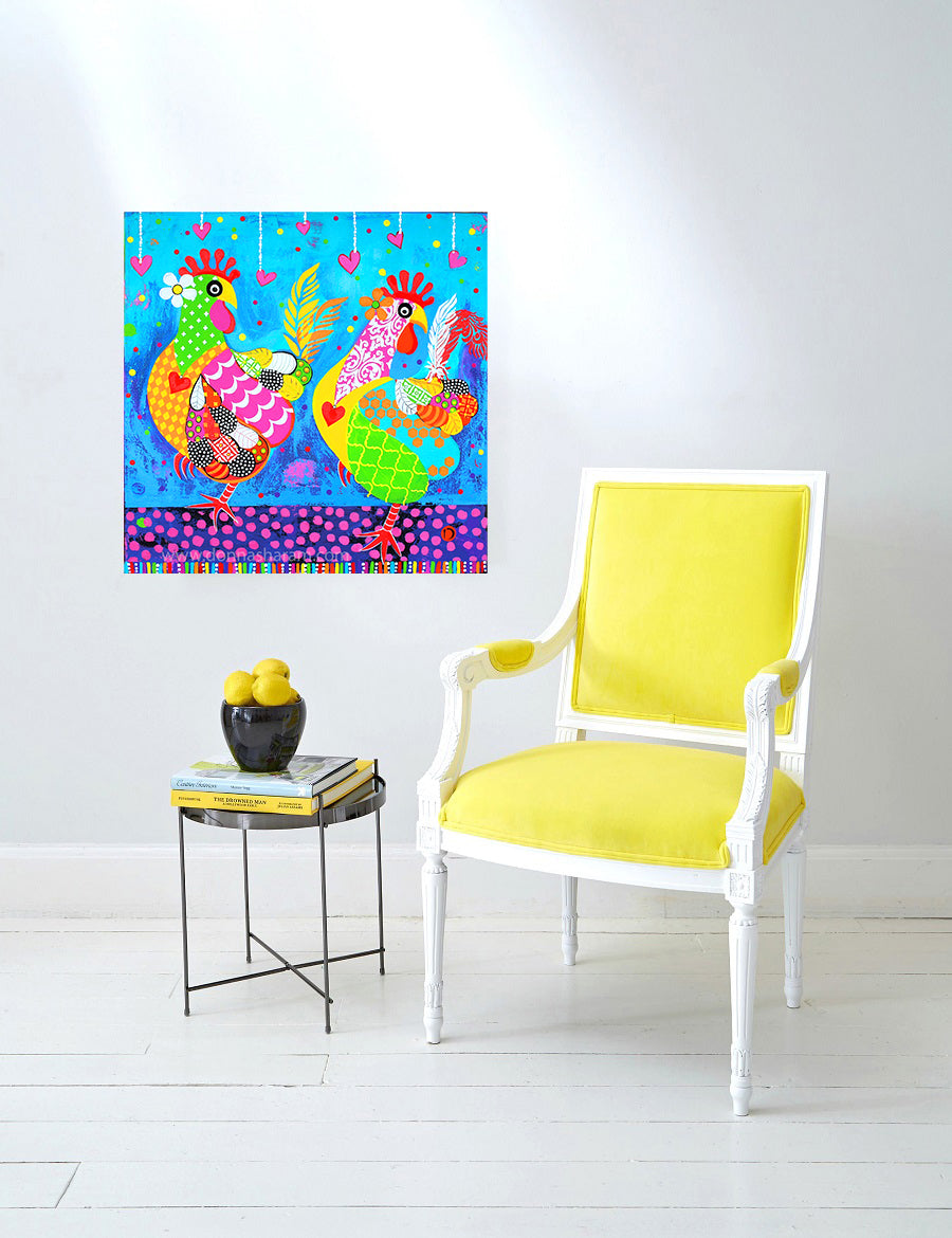 Canvas Wall Art - Let's do the Chicken Dance