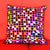 Colorburst Mondrian Cushion