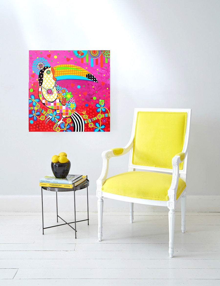 Canvas Wall Art - Cha Cha Cha - Toucan