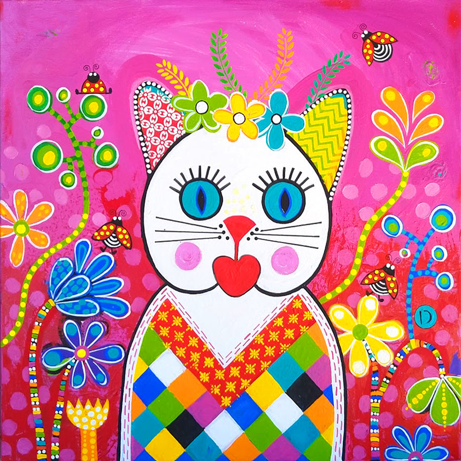 Original Painting - Glamour Puss  - Cat