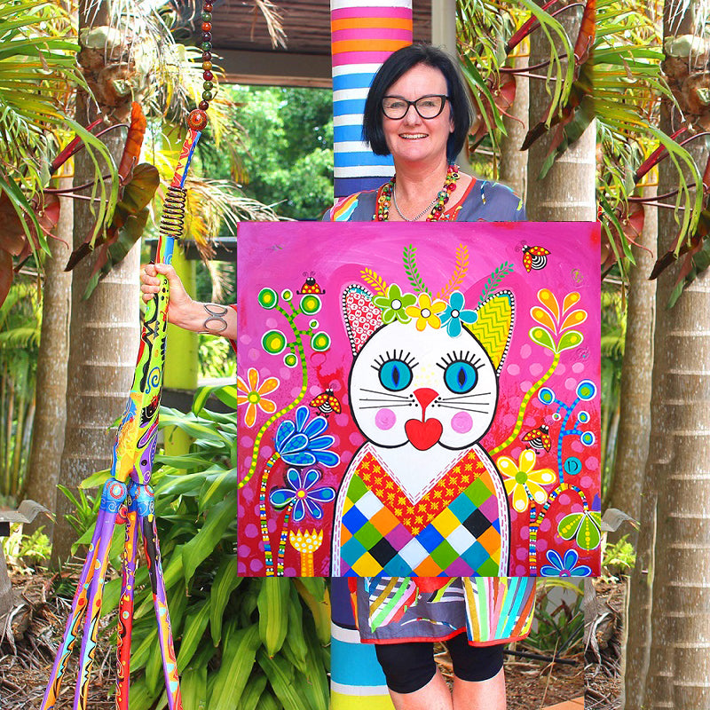 Original Painting - Glamour Puss  - Cat