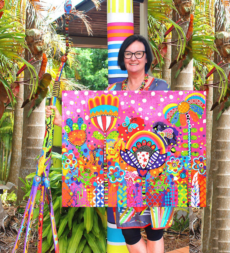 Original Painting - Florals on Parade