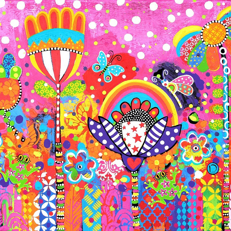 Original Painting - Florals on Parade