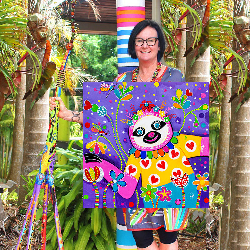 Original Painting - Slow Walker -  Sloth