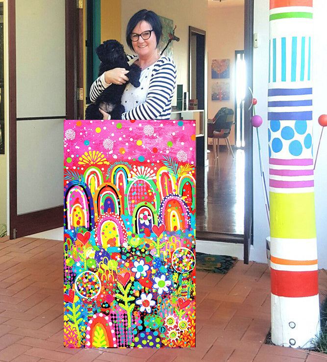 Original Painting - Hobbits Hamlet