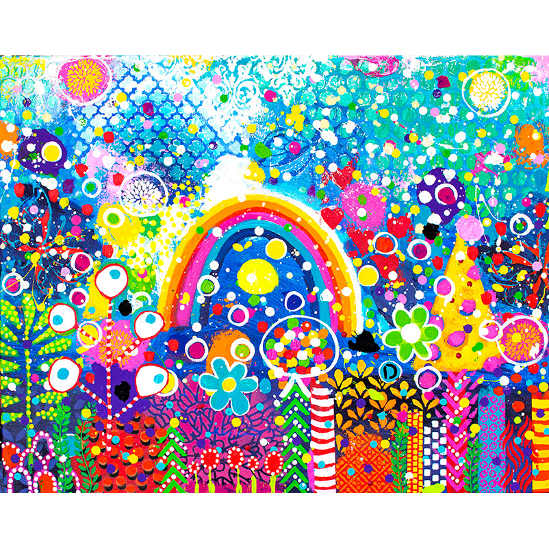 Original Painting - Lollipop Blooms