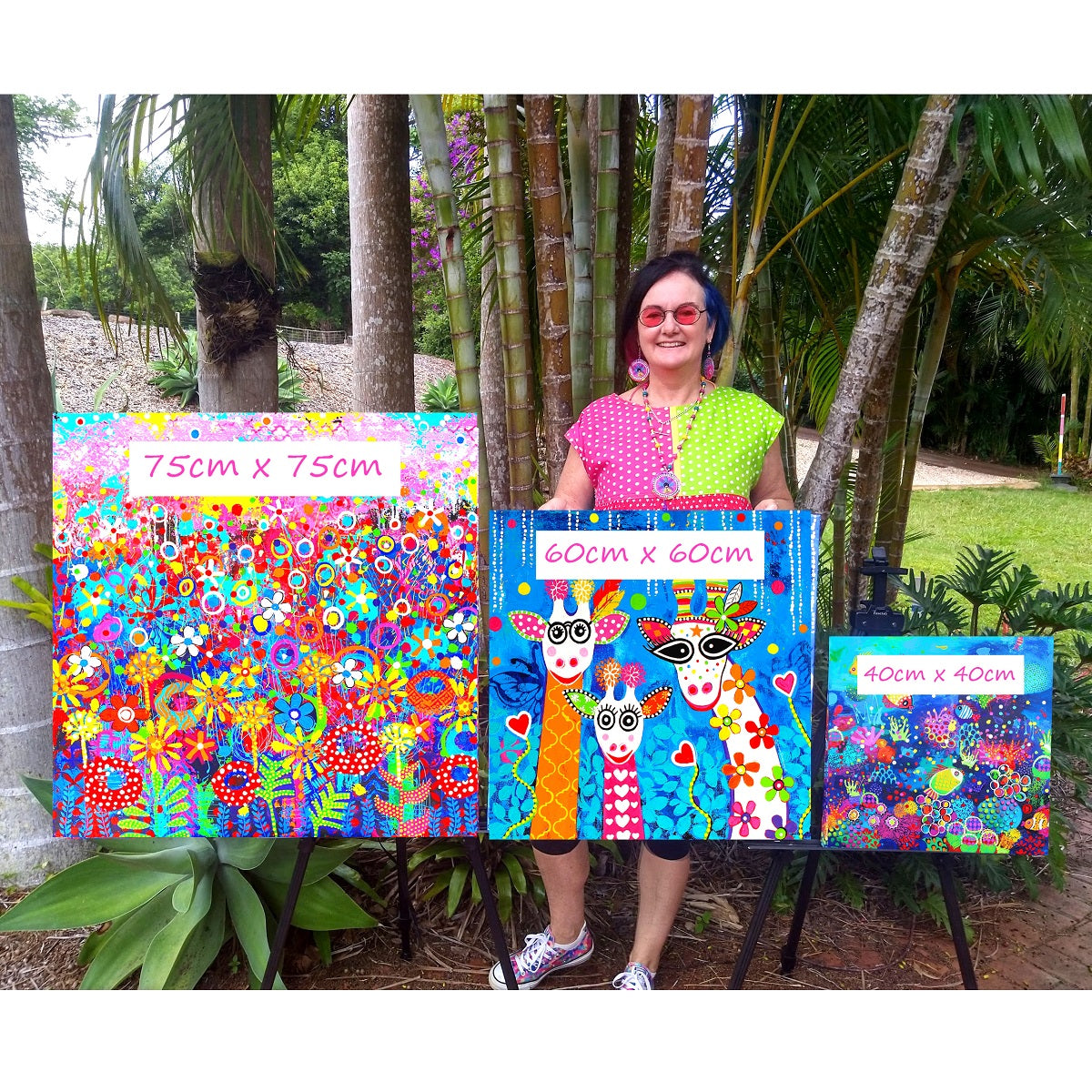 Canvas Wall Art - Coral Village