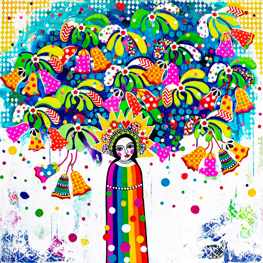 Original Painting - Angel Trumpet