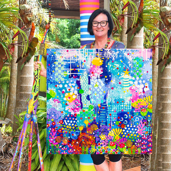 Original Painting - City Blues